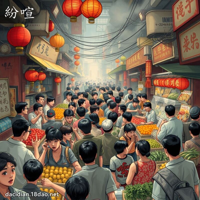 纷喧 - 国语大辞典配图