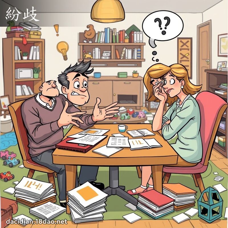 纷歧 - 国语大辞典配图