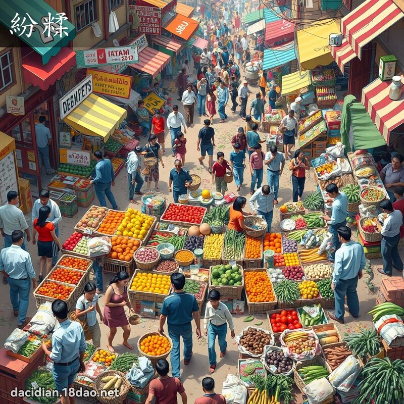 纷糅 - 国语大辞典配图