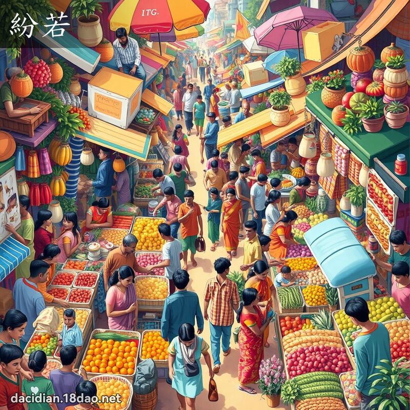 纷若 - 国语大辞典配图