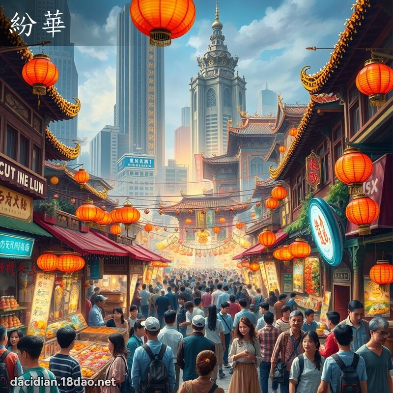 紛華 - 國語大辭典配圖