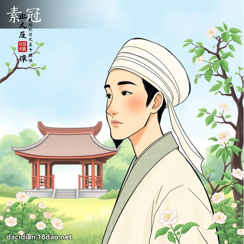 素冠 - 國語大辭典配圖