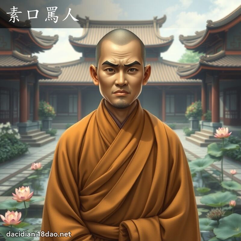 素口罵人 - 國語大辭典配圖