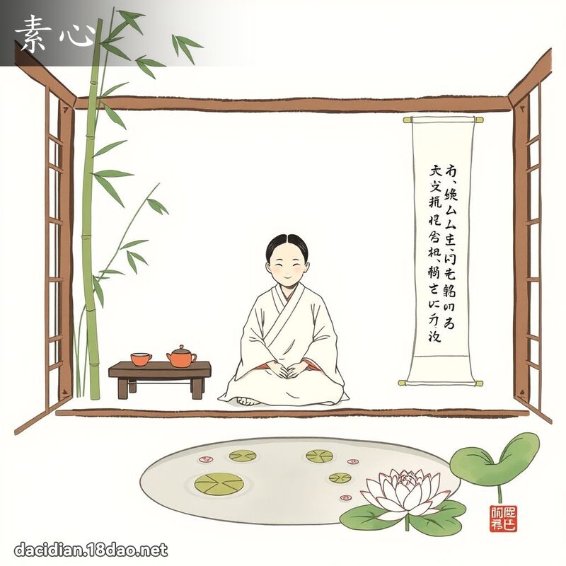 素心 - 国语大辞典配图
