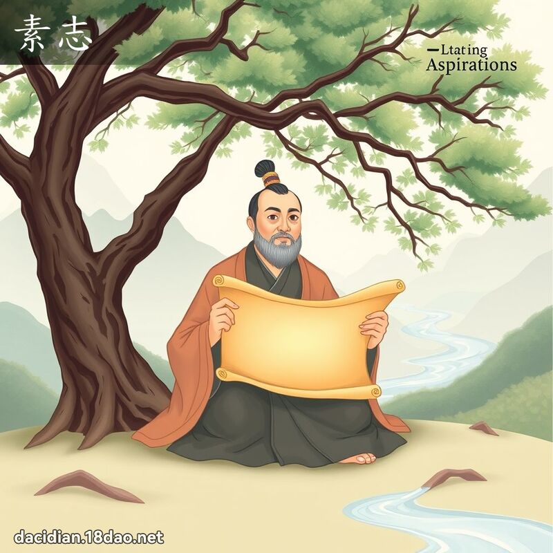 素志 - 国语大辞典配图