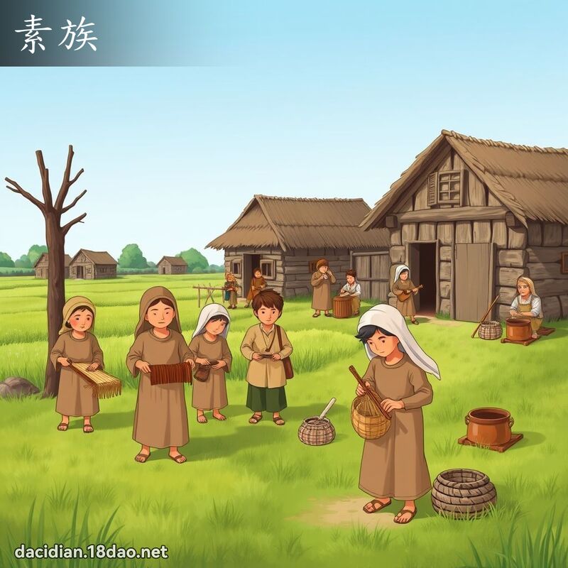 素族 - 國語大辭典配圖