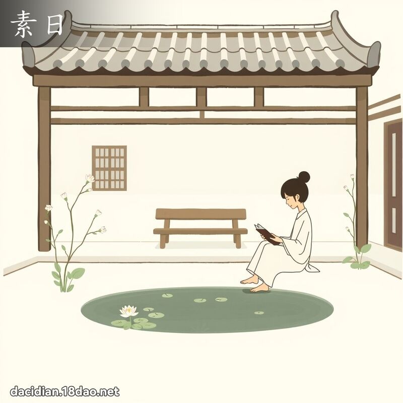 素日 - 國語大辭典配圖