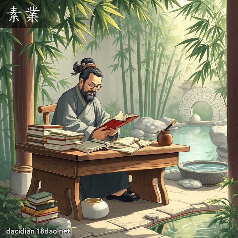 素業 - 國語大辭典配圖
