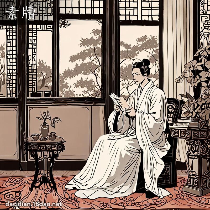 素牘 - 國語大辭典配圖