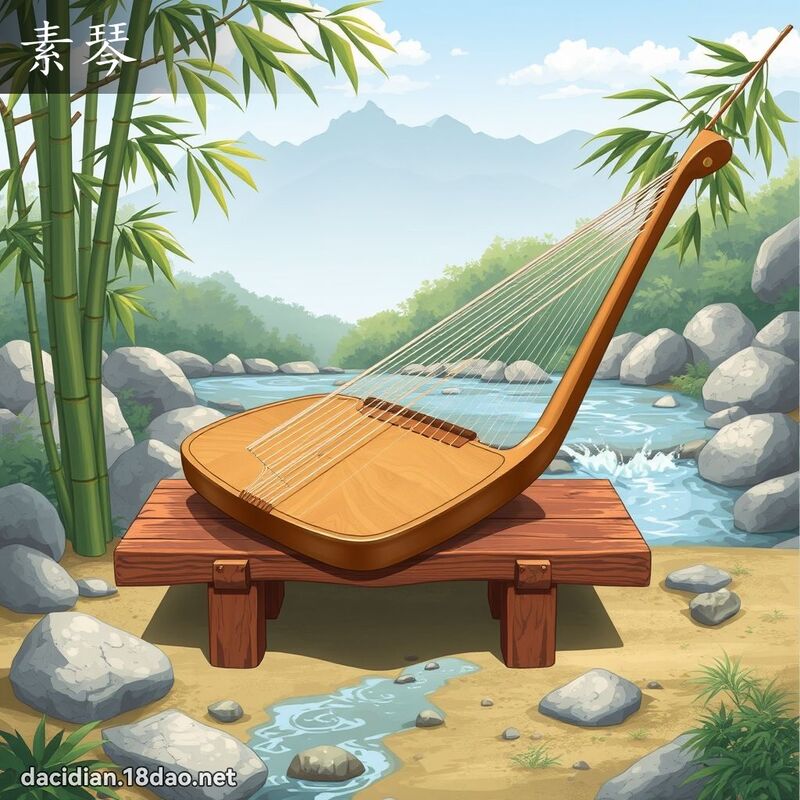 素琴 - 國語大辭典配圖