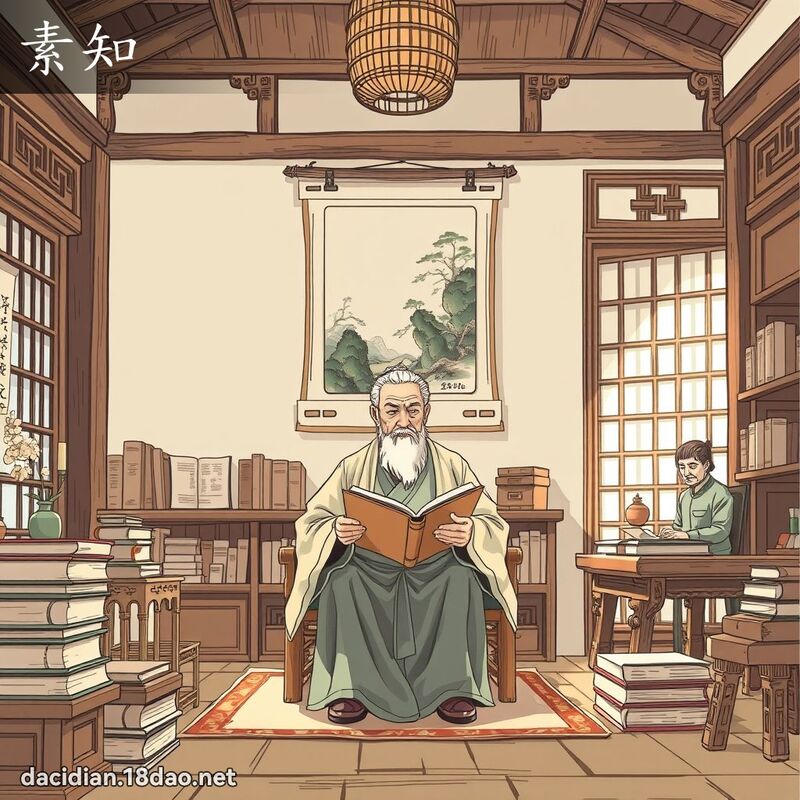 素知 - 國語大辭典配圖