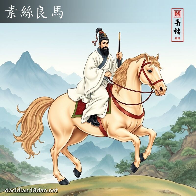 素丝良马 - 国语大辞典配图