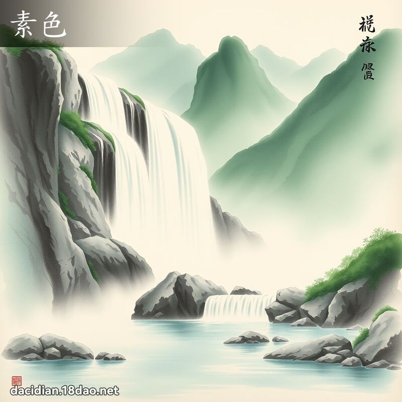 素色 - 國語大辭典配圖