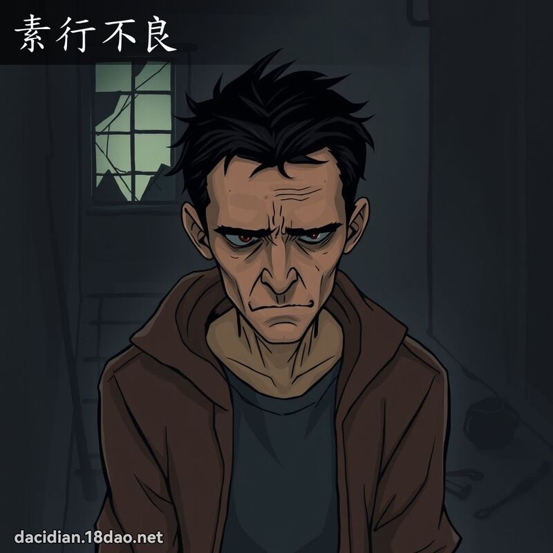 素行不良 - 国语大辞典配图