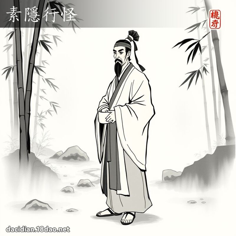 素隱行怪 - 國語大辭典配圖