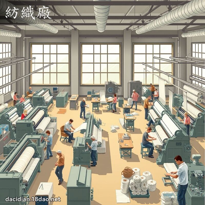 纺织厂 - 国语大辞典配图