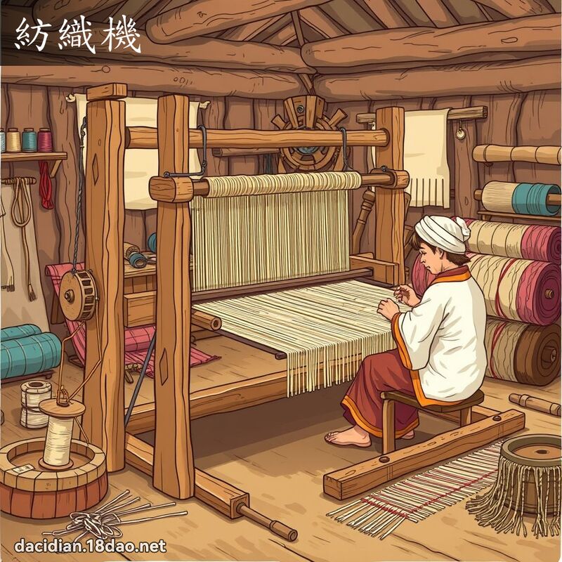 纺织机 - 国语大辞典配图