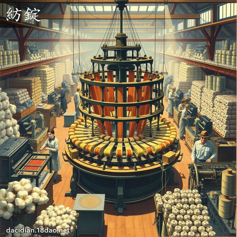 紡錠 - 國語大辭典配圖