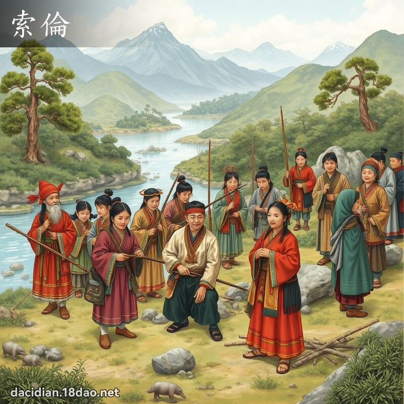 索倫 - 國語大辭典配圖