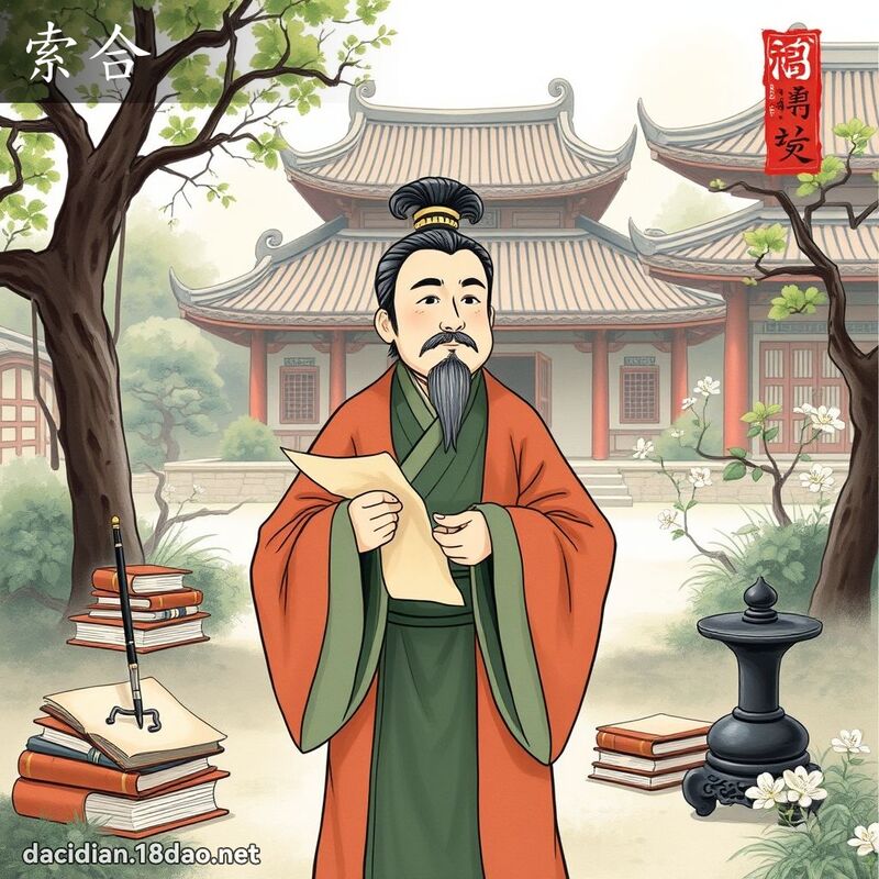 索合 - 国语大辞典配图
