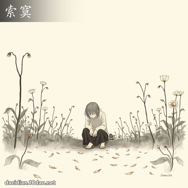 索寞 - 国语大辞典配图