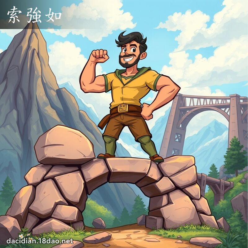 索强如 - 国语大辞典配图