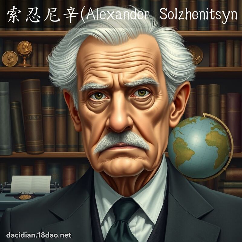索忍尼辛(Alexander Solzhenitsyn） - 國語大辭典配圖