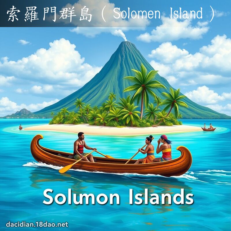索羅門群島（Solomen Island） - 國語大辭典配圖
