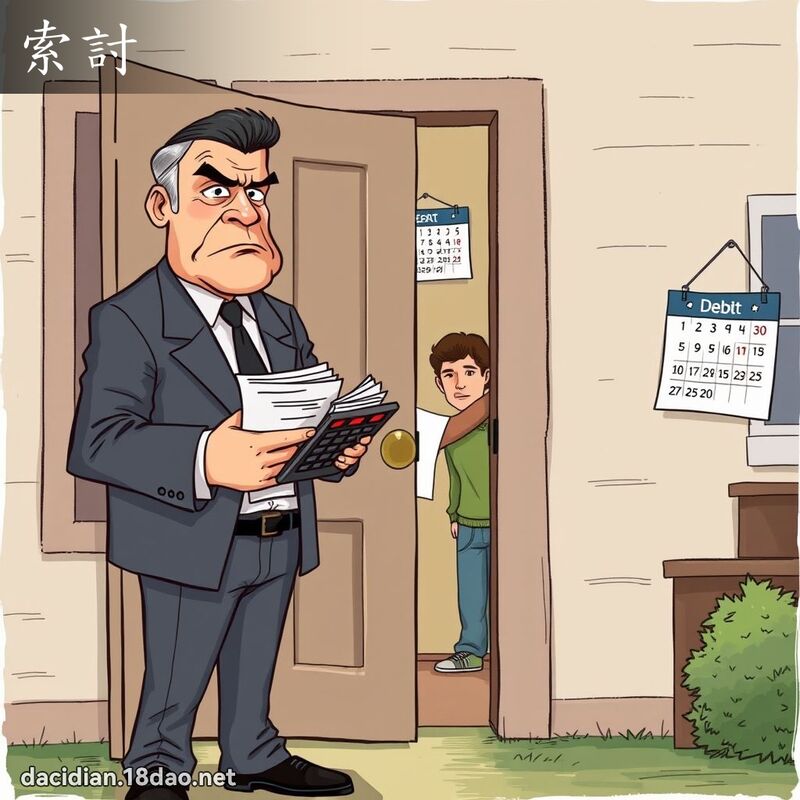 索討 - 国语大辞典配图