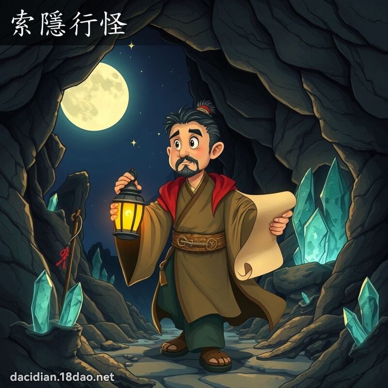 索隱行怪 - 國語大辭典配圖