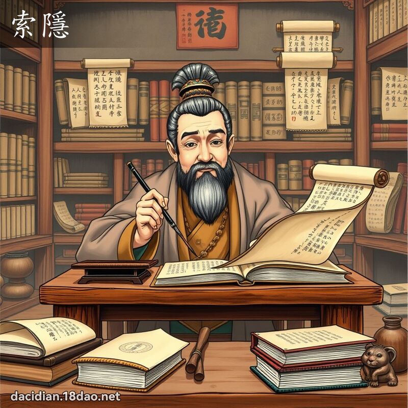 索隱 - 国语大辞典配图