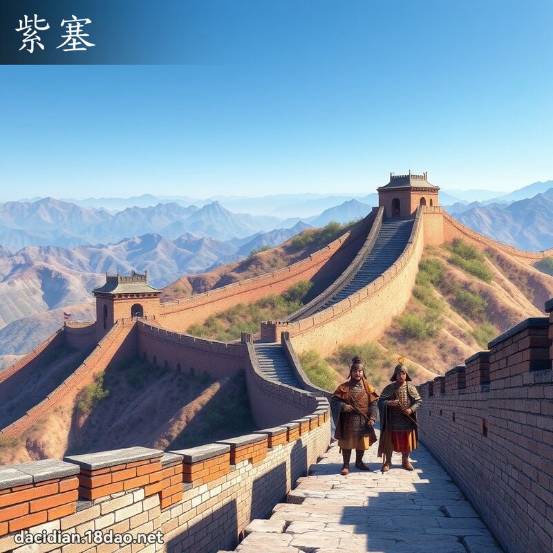 紫塞 - 國語大辭典配圖