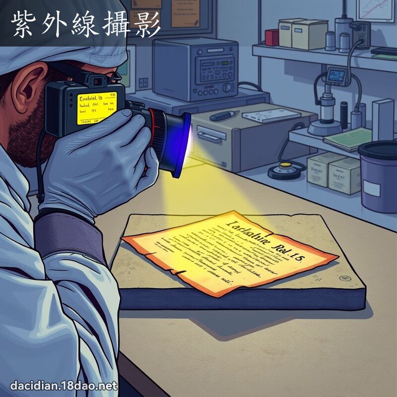 紫外线摄影 - 国语大辞典配图