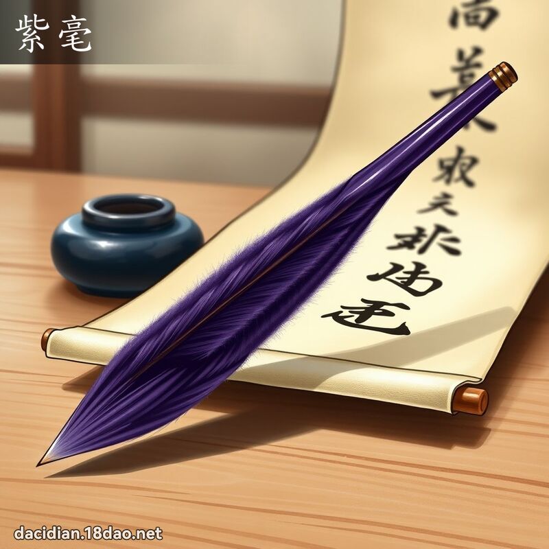 紫毫 - 國語大辭典配圖