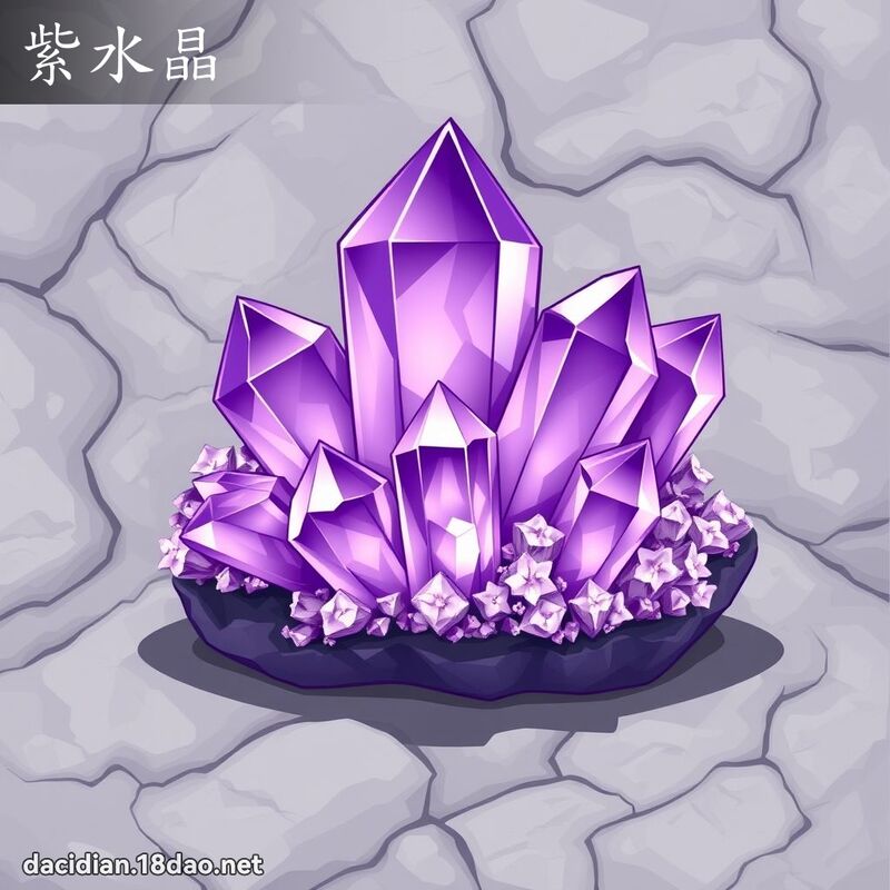 紫水晶 - 国语大辞典配图