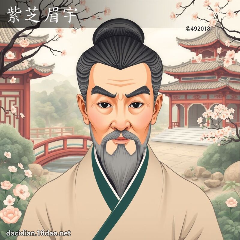 紫芝眉宇 - 國語大辭典配圖