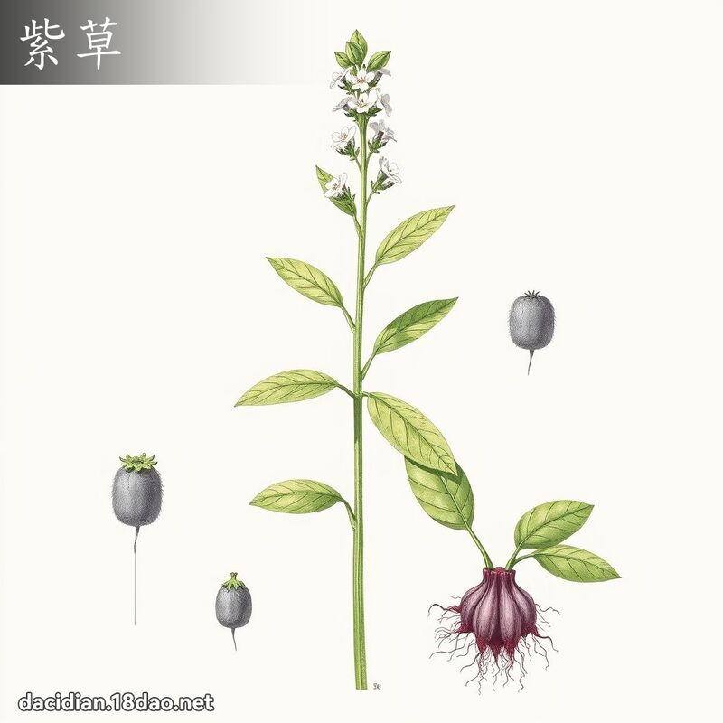 紫草 - 國語大辭典配圖