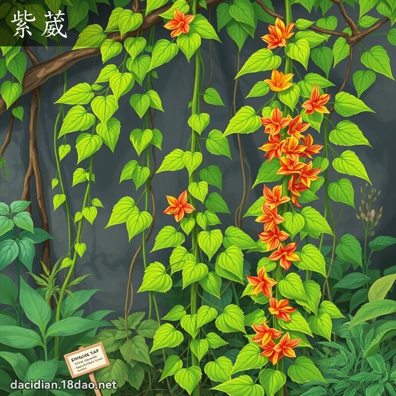 紫葳 - 国语大辞典配图