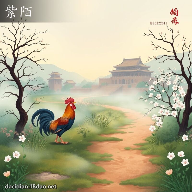 紫陌 - 国语大辞典配图
