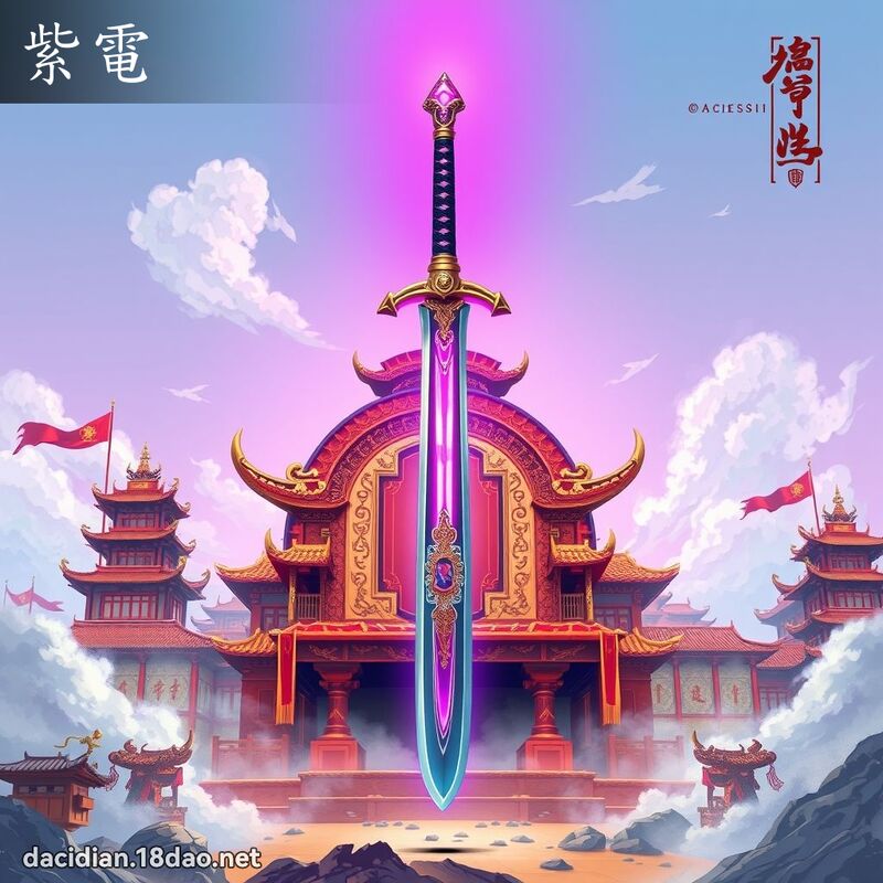 紫电 - 国语大辞典配图