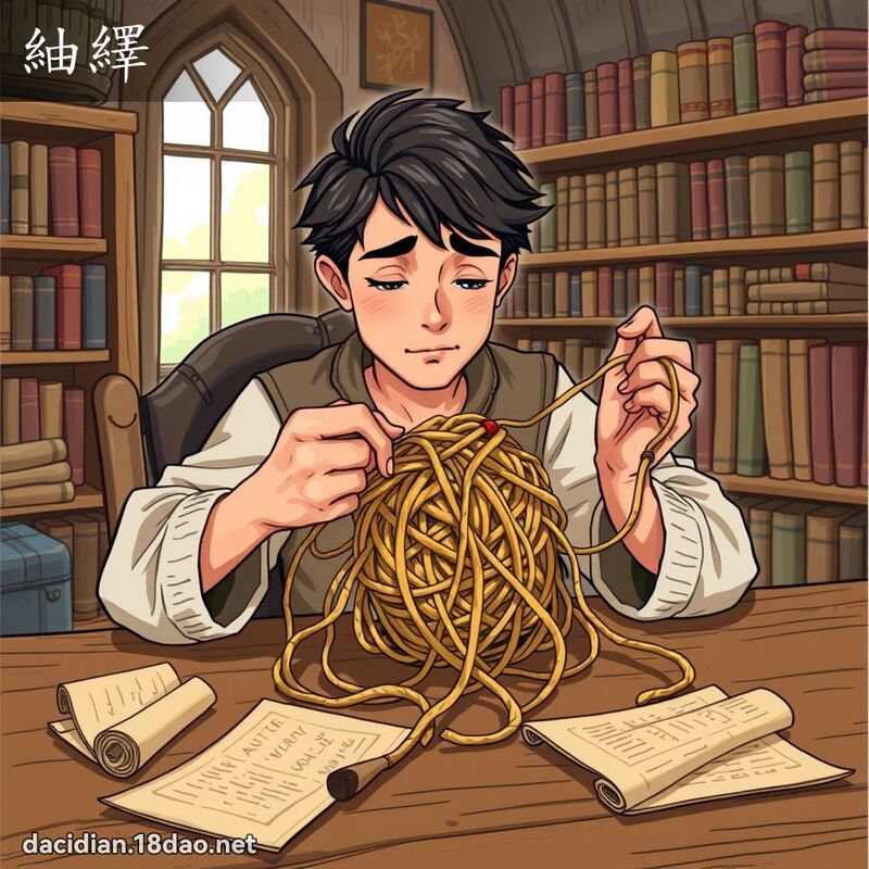 紬繹 - 國語大辭典配圖
