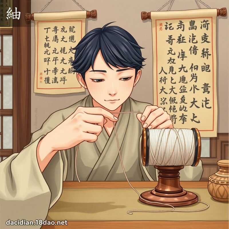 漢字: 紬 (多音字)