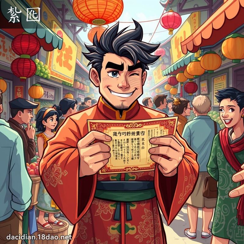 扎囮 - 国语大辞典配图
