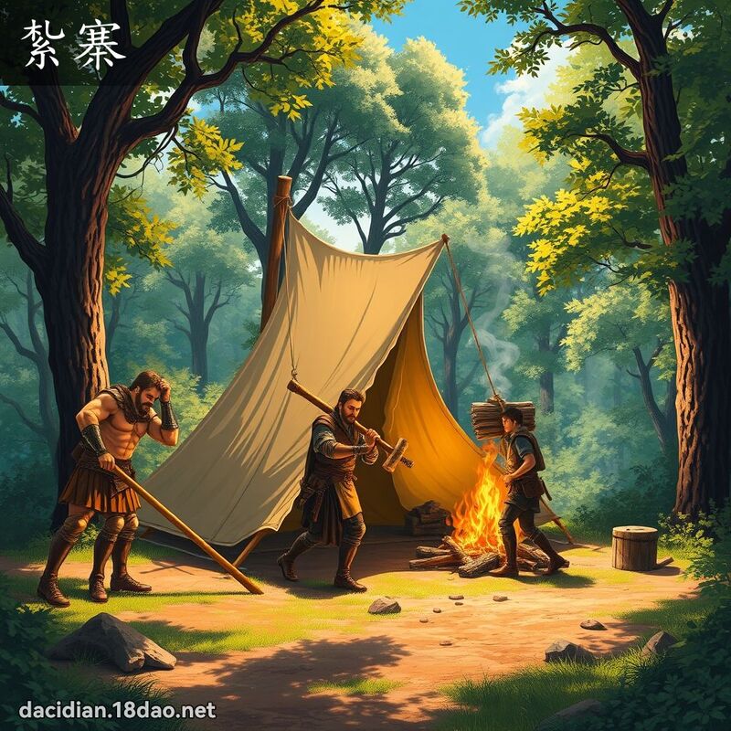 扎寨 - 国语大辞典配图