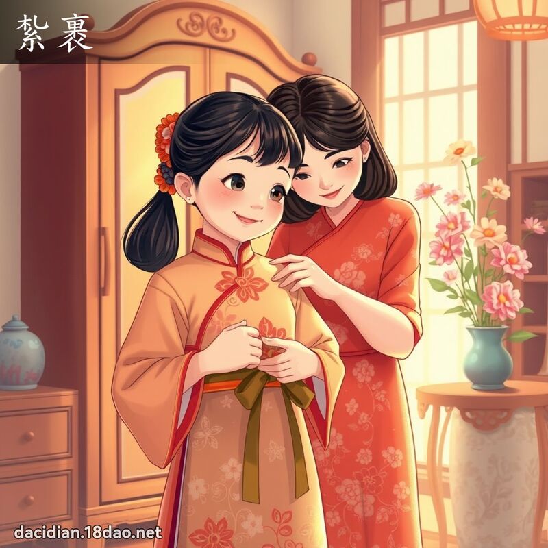 扎裹 - 国语大辞典配图