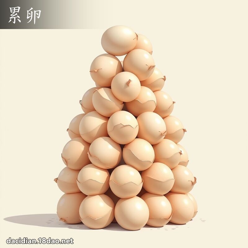 累卵 - 国语大辞典配图