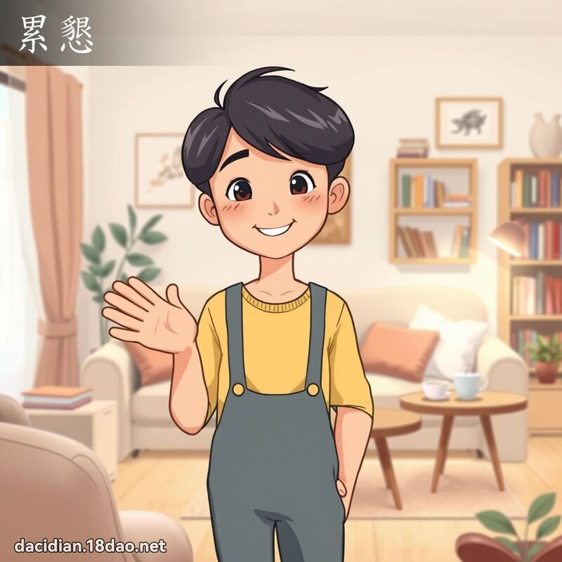 累恳 - 国语大辞典配图