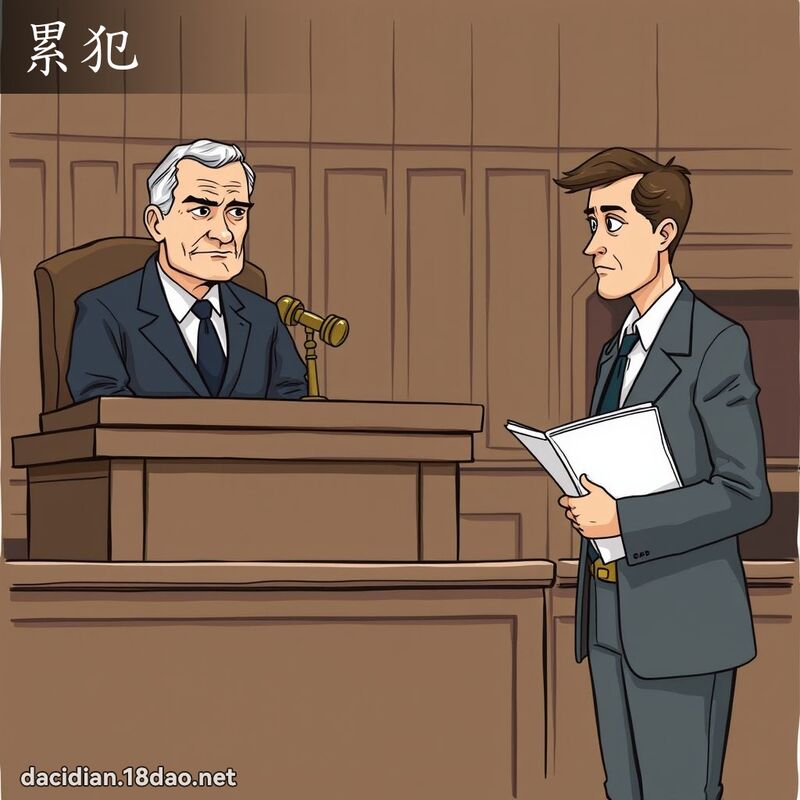 累犯 - 国语大辞典配图