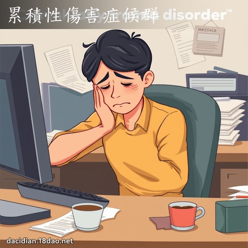 累积性伤害症候群 - 国语大辞典配图