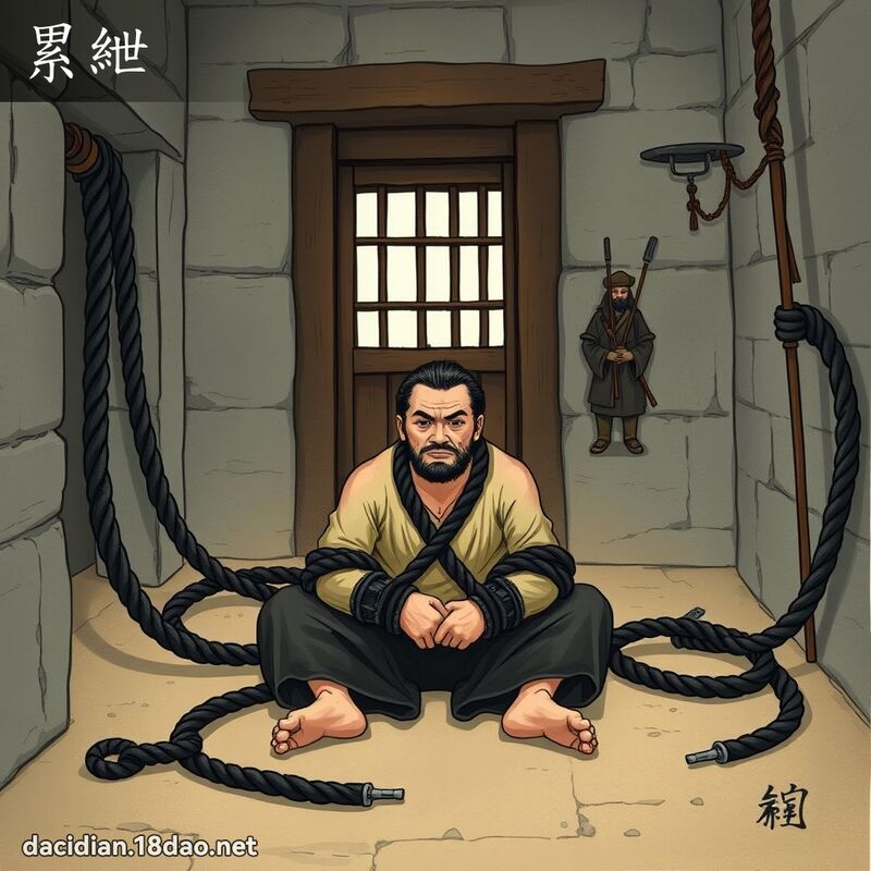 累紲 - 國語大辭典配圖